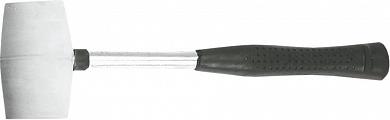 Молоток резиновый D40/225гр белая резина, металл. рукоятка Top Tools