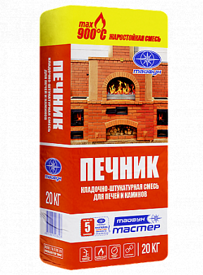 Клей-штукатурка ПЕЧНИК Тайфун