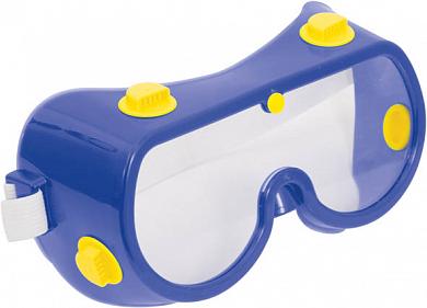Очки защитные с непрямой вентиляцией Delta на резинке с поликарбонатным стеклом