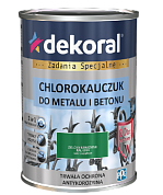Эмаль хлоркаучуковая для металла и бетона DEKORAL